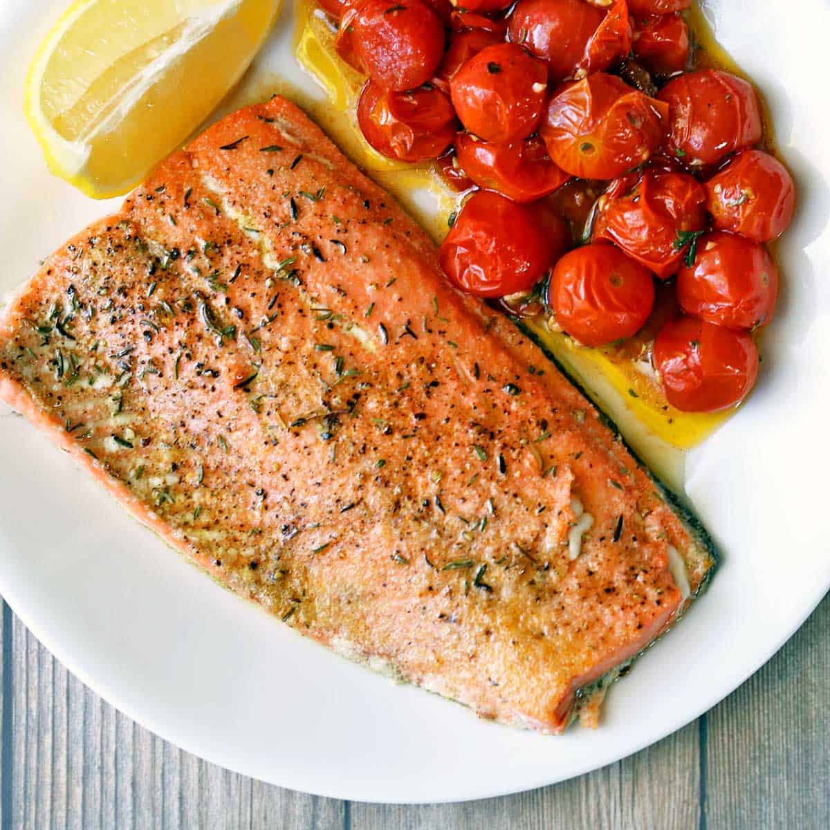 broiled salmon