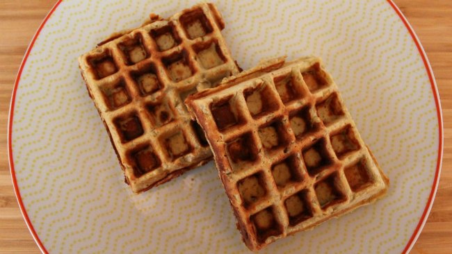 Easy 3 Ingredient Desserts - Banana waffles