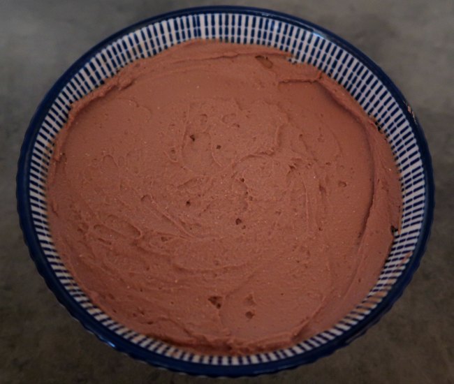 3 Ingredient chocolate mousse