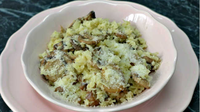 Mushroom risotto