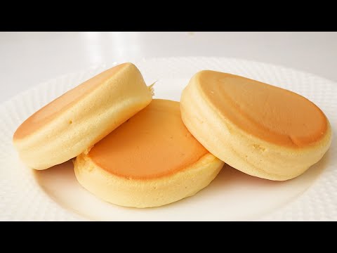 Fluffy and Delicious Japanese street food! $1 Cheap ingredients! Easy homemade Souffle pancake