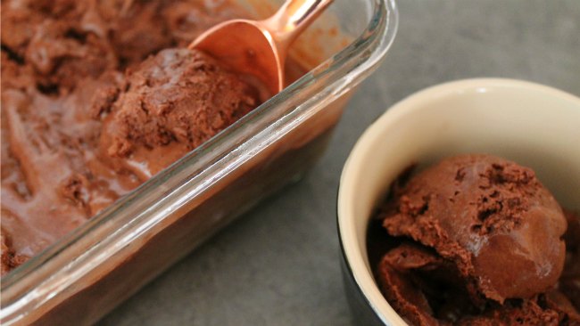 No churn chocolate ice cream