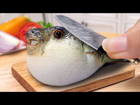 Most Satisfying Miniature Food Compilation - 1000+ Puffer Fish Recipe Idea by Mini Yummy