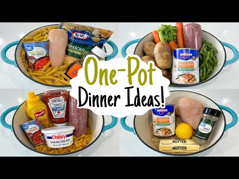 5 One-Pot Meals | Deliciously SIMPLE Dinner Recipes | Weeknight Meals Made EASY! | Julia Pacheco