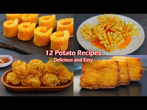 12 Amazing Potato Recipes!! Collections ! Delicious and Easy ! Potato Snack ,  French Fries