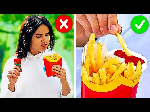 SMART FAST FOOD HACKS || Ways To Eat Your Favorite Food