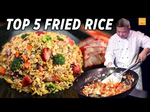 Top 5 Fried Rice by Masterchef l How To l Yummy Chinese Food