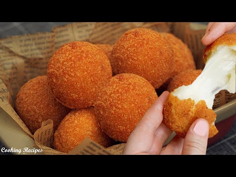 Just potatoes, cheese and starch recipe.They are so delicious! Cooking Recipes #024