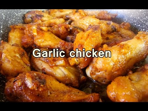 TASTY GARLIC CHICKEN WINGS - easy food recipes for dinner to make at home