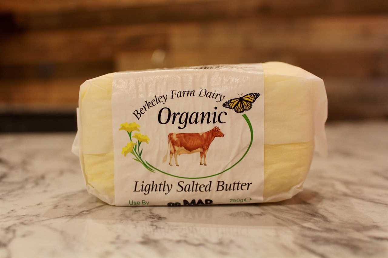 Organic meats and dairy products