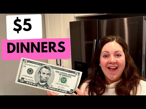 3 Dinners for Just $15 | Delicious Dinners on A Budget | $5 Dinners