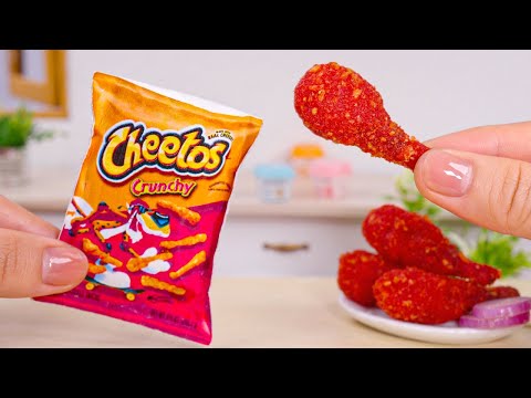 Delicious Miniature Cheesy Hot Cheetos Chicken Wings Recipe | Yummy Tiny Crispy Fried Chicken Idea