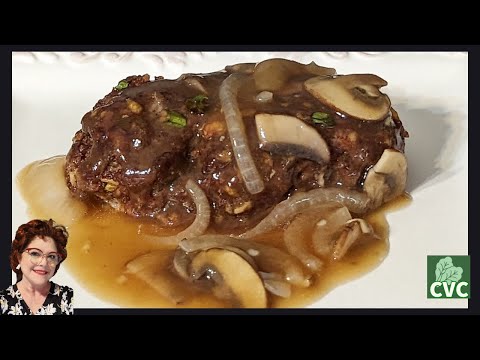 Salisbury Steak & Gravy Recipe is DELICIOUS when made like this!