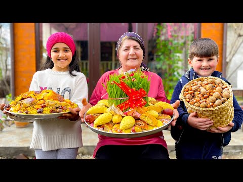 Nowruz - Traditional Azerbaijani Holiday! Delicious Dish & Desserts For The Whole Family