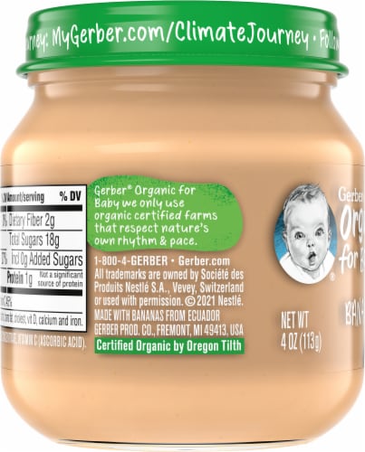 Organic baby food