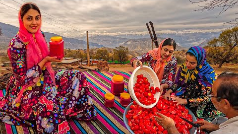 village style tomato paste,homemade