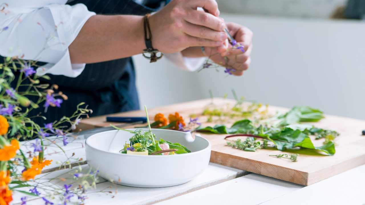 Herbs and Spices For Making Homemade Flavored Oils For Salad Dressings