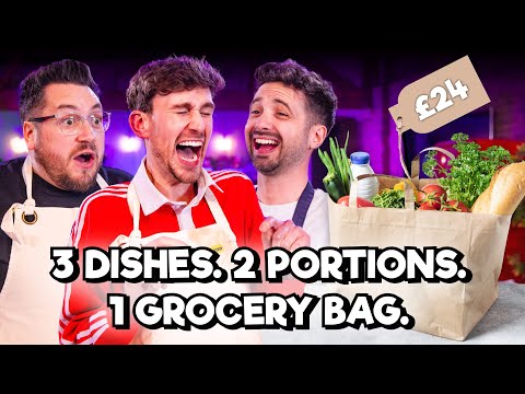 3 Dishes from 1 £24 Grocery Bag | Grocery Shop Challenge S2 E1