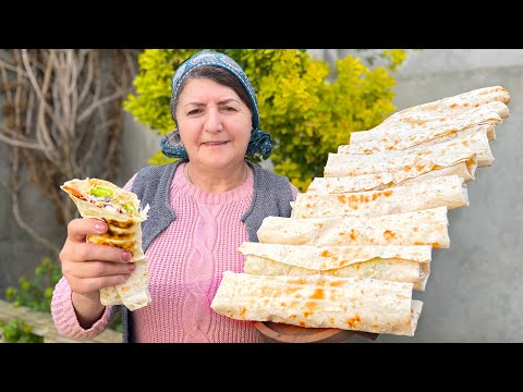 Homemade Tasty Chicken Shawarma Recipe. World Famous #1 Street Food.