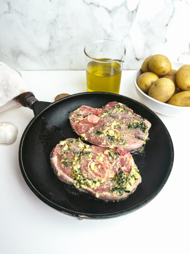 Oven Baked Lamb Chop