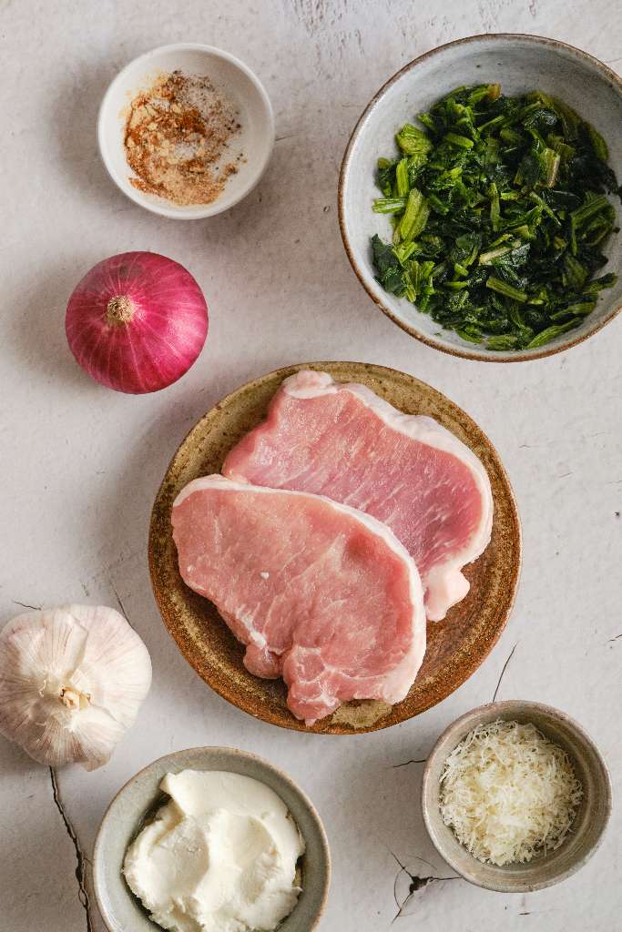 Stuffed Pork Chops Ingredients