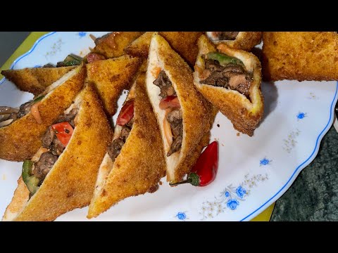 CHICKEN BREAD POCKETS with COCKTAIL SAUCE Recipe/ Cocktail Sauce by DELICIOUS FOOD WITH FR