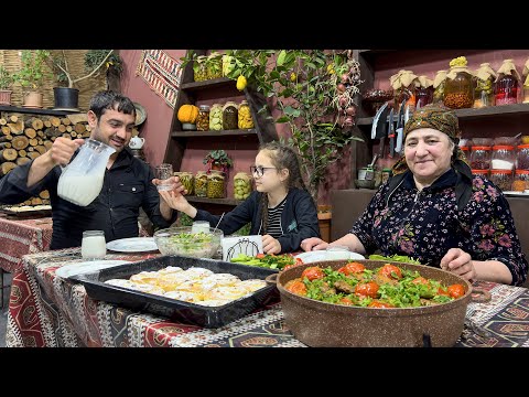 GRANDMA COOKING VERY DELICIOUS DISH! PEACEFUL RURAL VILLAGE LIFE | A SWEETS RECIPE FOR EVERYONE