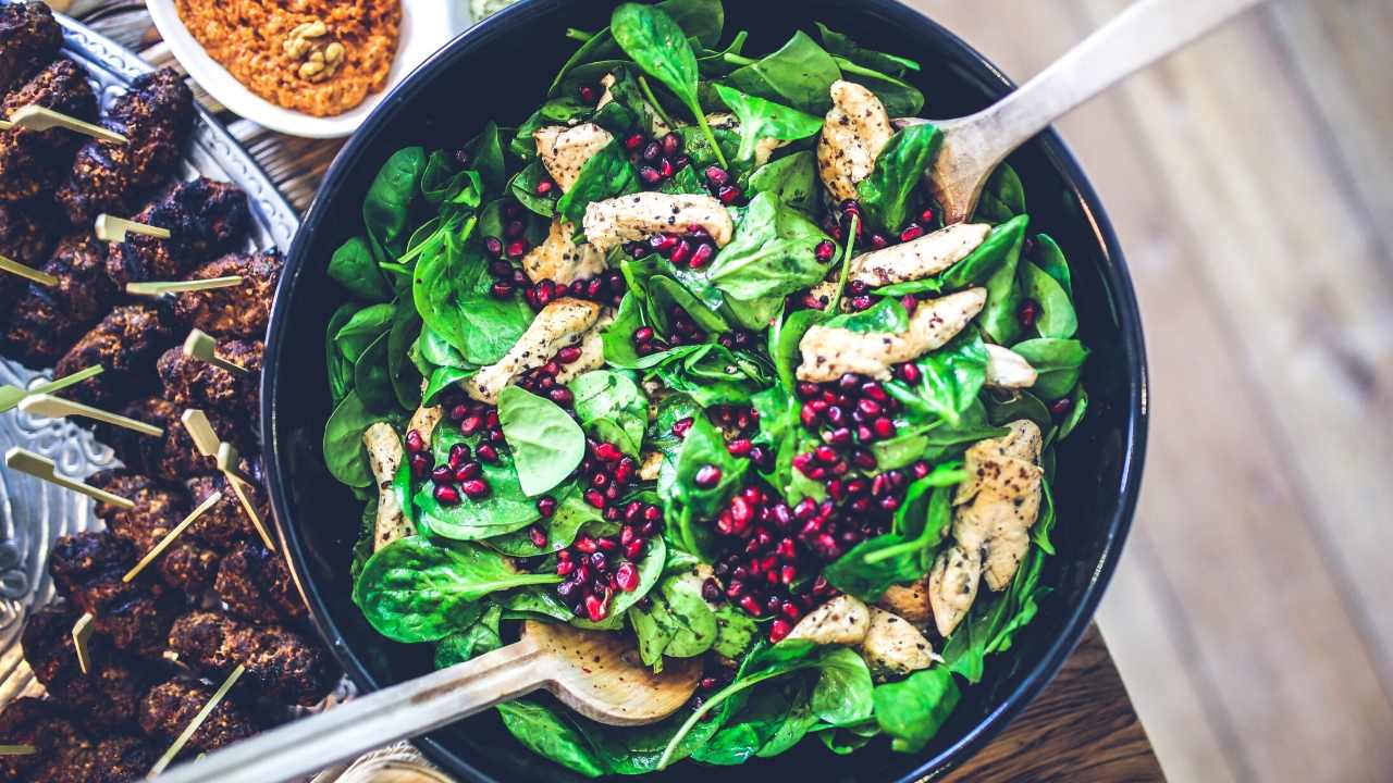 Chickpea & Spinach Skillet with Saffron Broth