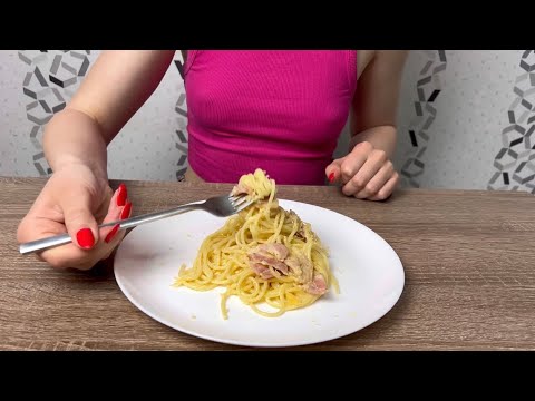 Pasta CARBONARA: the perfect dish for quick and delicious cooking. Recipe. Cooking With Me