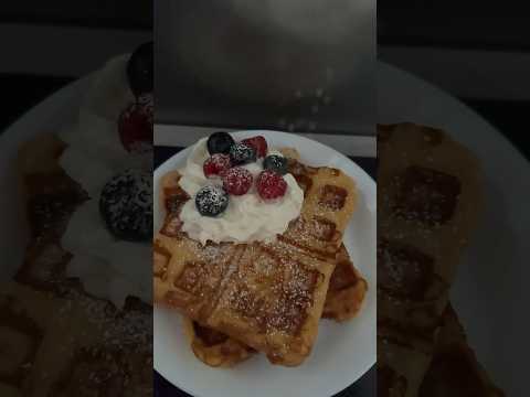 French Waffles 🧇 #delicious #cooking #love #recipe #recipe #youtube #food #shorts #viral