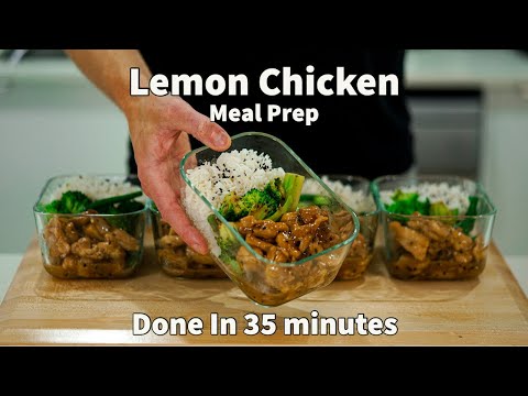 Make 5 Meals In 35 Minutes With This Lemon Chicken Meal Prep