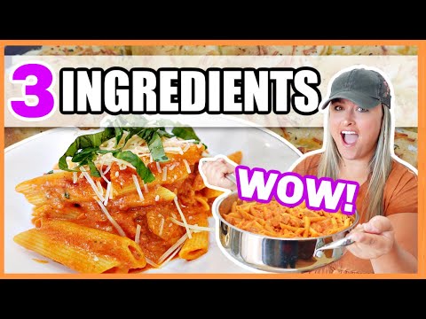 3 INSANELY GOOD 3-Ingredient Recipes - DUMP & GO
