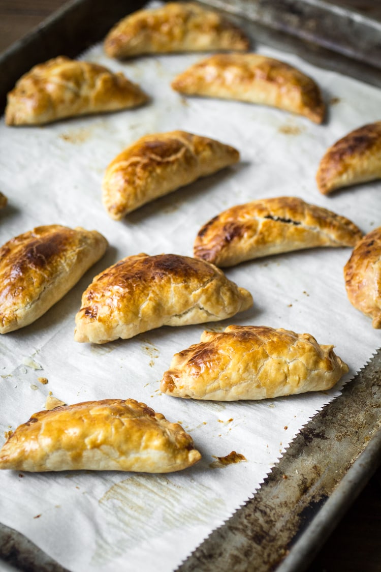 Organic vegetable pasties