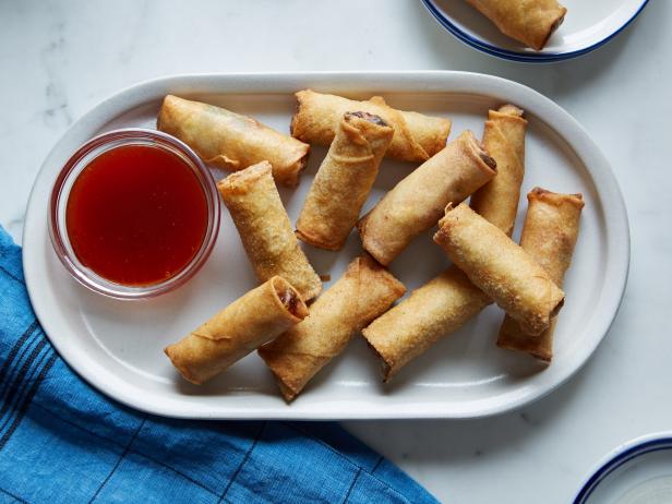 Organic vegetable spring rolls