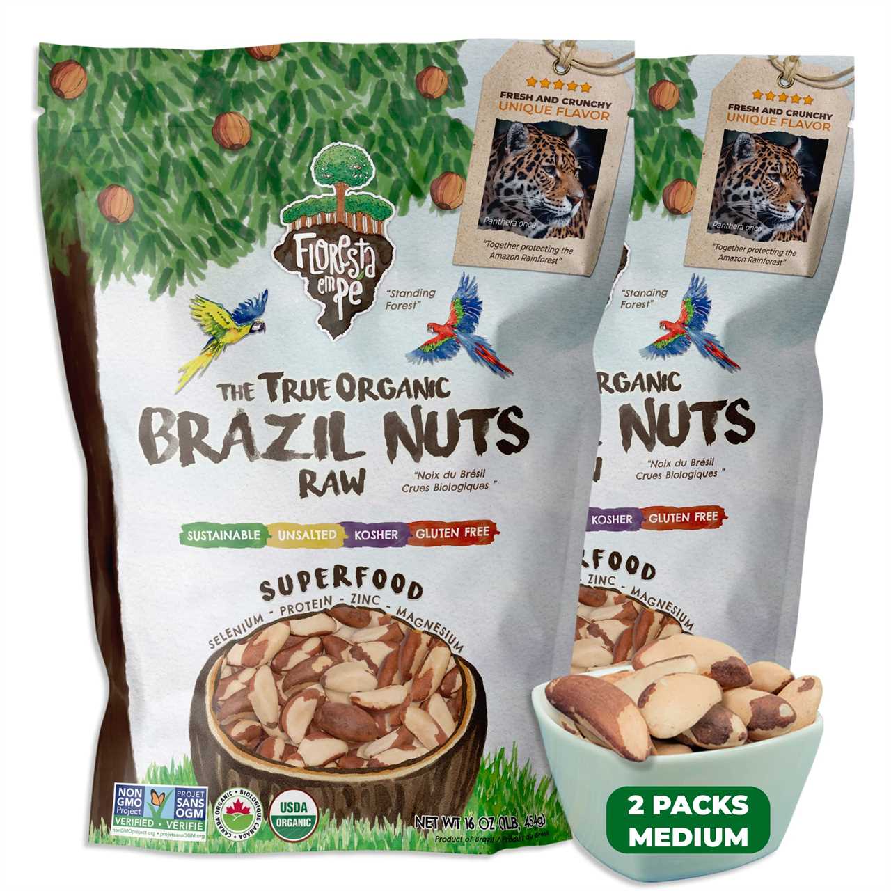 Organic nut options for a vegan diet