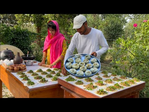 Making Lamb Meat Afghan DUMPLING II A Traditional Afghan village recipe II