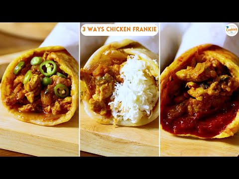 Delicious Chicken Frankie Recipe | Quick And Easy Indian Street Food #frankie #indianstreetfood