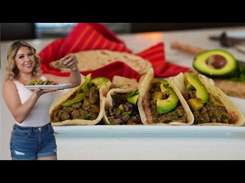 TACOS DE BISTEC with FRESH FLOUR TORTILLAS Super Easy, Delicious and AFFORDABLE | My Grandmas Recipe