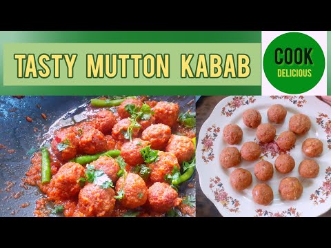 Mutton Kabab Recipe/Mutton Ke Chatpate Kabab/Bakra Eid Special/Mutton Recipes/Cook Delicious.