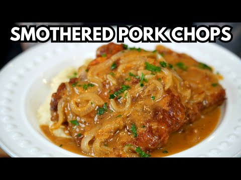 The Ultimate Comfort Food Recipe - How To Make Smothered Pork Chops Better Than Grandma