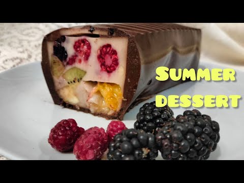 How to cook a delicious, light, fruity dessert without an oven from Grandmother's recipes  ASMR