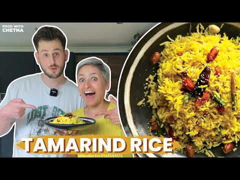 MOST DELICIOUS TAMARIND RICE RECIPE | Pulihora Rice Recipe | ft . PlantFuture | Food with Chetna