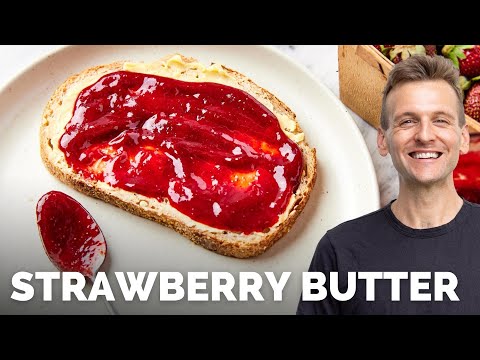 How to Make and Can Strawberry Butter | Perfect summer recipe for use later in the year!