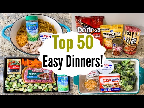 What's For Dinner? 50 of the BEST Quick & EASY Recipes! | Tasty CHEAP Meal Ideas | Julia Pacheco