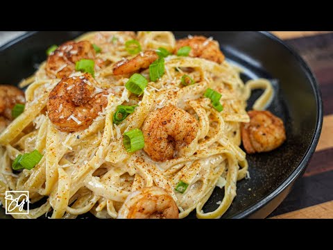 Satisfy Your Cravings: Cajun Shrimp Alfredo with @MrMakeItHappen