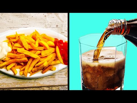 30 FAST FOOD TRICKS WITH FRIES AND GOODIES