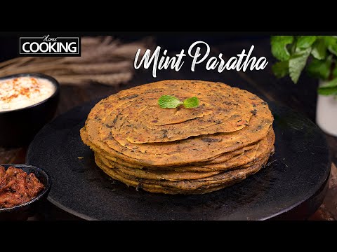 Delicious Mint Paratha Recipe | Pudina Lachha Paratha | Easy Lunch & Dinner Recipe | Paratha Recipes