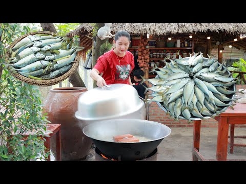 FISH STEAM and cook 3 recipes! How to cook fish steam in my country side area | Cooking technique