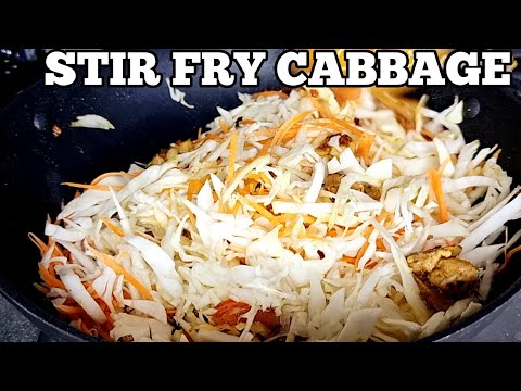 Stir Fry Cabbage Recipe | Very Easy and Tasty #cabbagestirfry,#ketofriendly