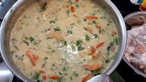 SOUL FOOD SUNDAY LUNCH, SEAFOOD CHOWDER, POVI MASIMA, FAALIFU TARO